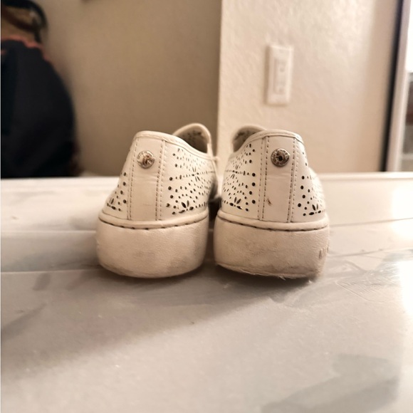 Michael Kors Slip ons White Perforated shoes - Picture 6 of 6